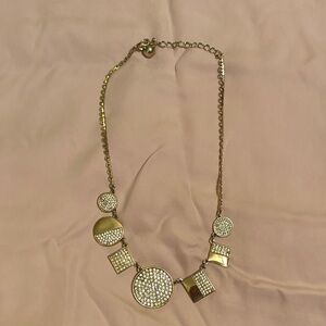 Kate Spade Gold Necklace with Crystal Embellishments